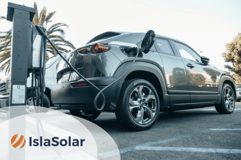 Potencia cargar coche eléctrico energía solar
