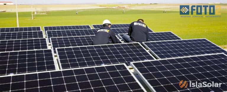 mantenimiento de placas solares